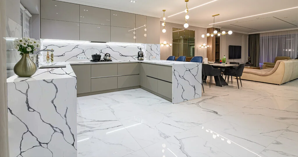 Quartz reception desk